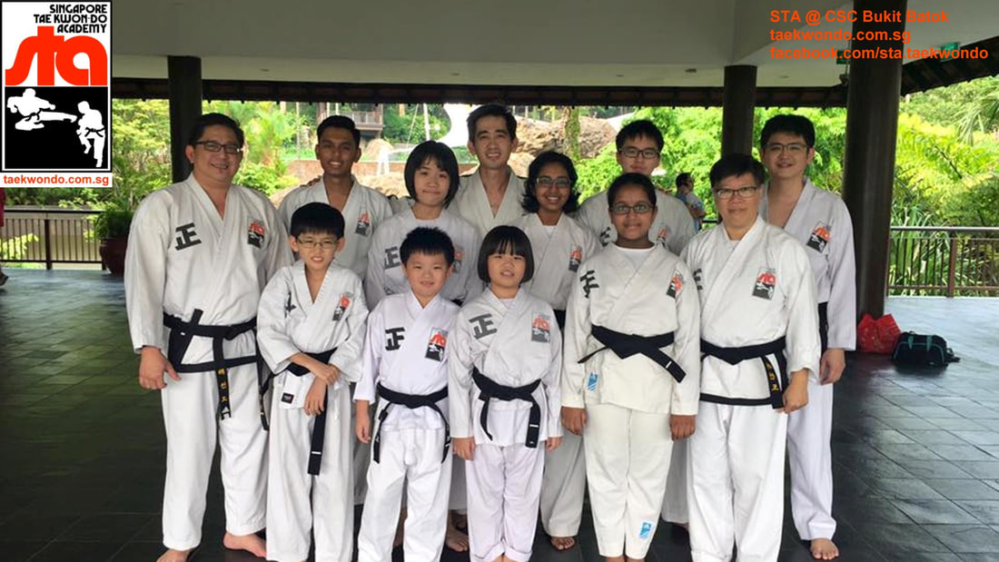 Master Aaron Huan Bukit Batok Civil Service Club CSC Black Belt Singapore Taekwondo Academy STA TKD Taekwon-do