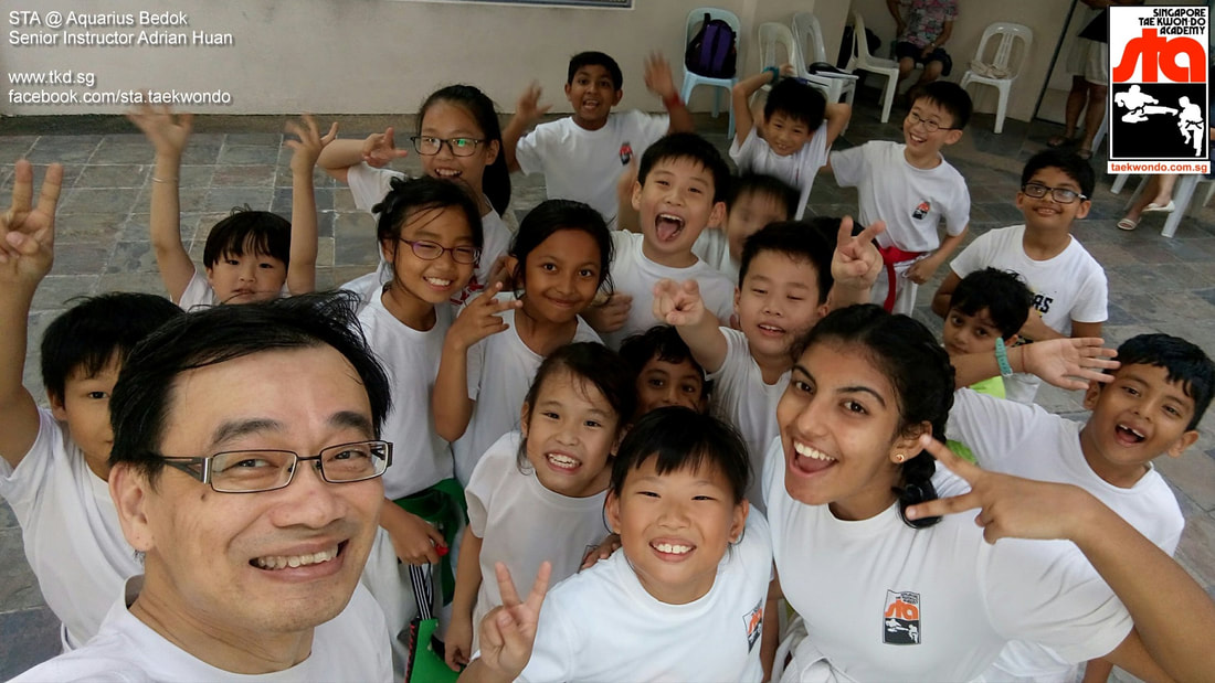 Aquarius Bedok Reservoir Kids Adults Children Class STA Adrian Huan Singapore Taekwondo Academy TKD