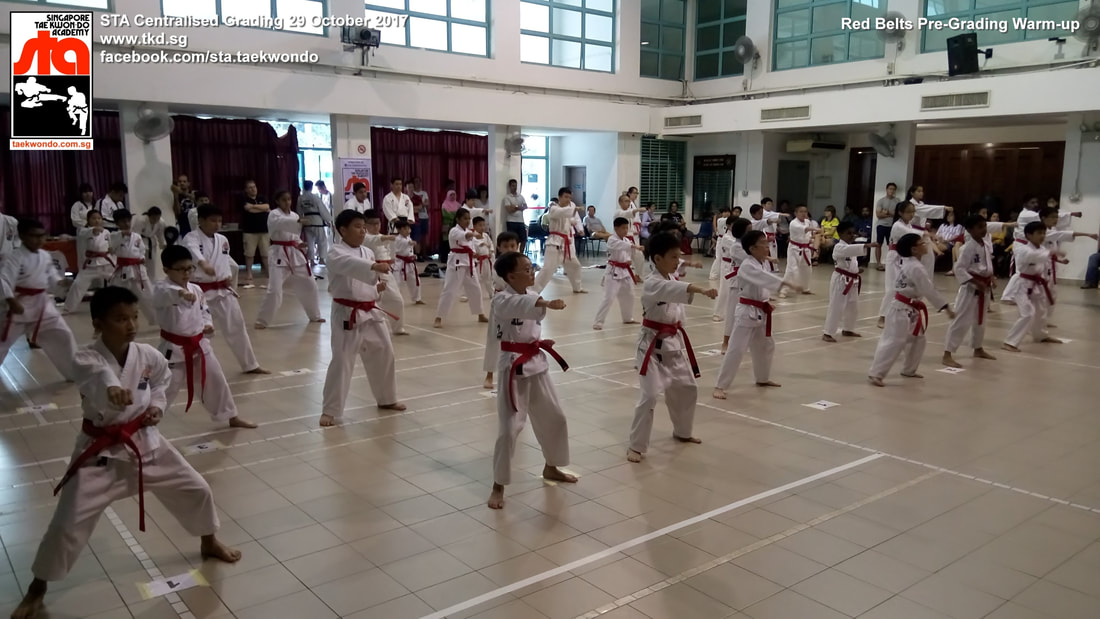 Centralised Grading 29 Oct 2017 Black Belt Colour Belt Singapore Taekwon-do Academy HQ Taekwondo STA International recognized