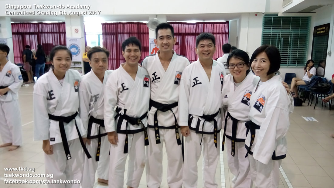 STA Black Belt Senior Instructorship Grading 6th August 2017 Singapore Taekwon-do Academy HQ Taekwondo TKD SG