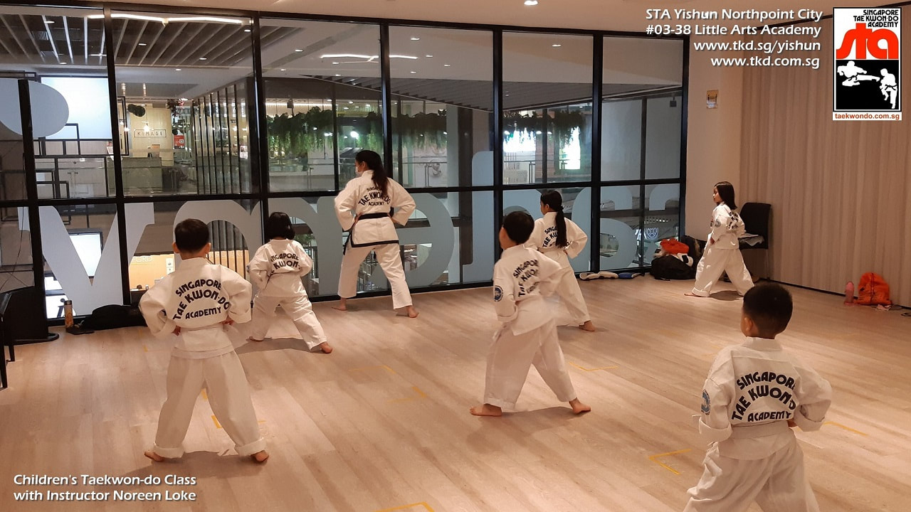 Children Class Junior Trainer Assistant Black Belt Coach Singapore Taekwondo Academy TKD STA Yishun Orchard Katong Serangoon